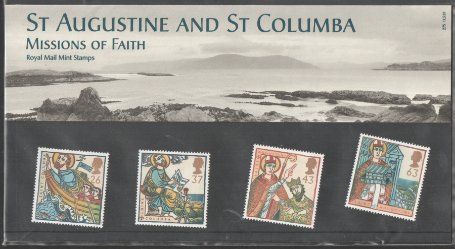 (image for) 1997 Missions Of Faith Royal Mail Presentation Pack 275 - Click Image to Close